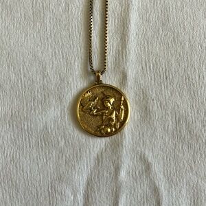 Awe Inspired Athena Necklace, 16-18 inch chain